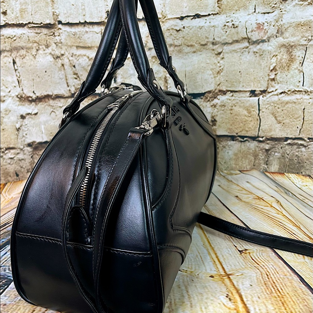 Prada Black Leather Satchel - Picture 9 of 16